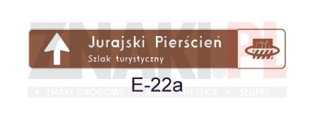 E22 - znaki samochodowych szlaków turystycznych.jpg