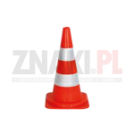 Pachołek fluorescencyjny 50 cm lekki