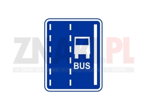 D12 Pas ruchu dla autobusów