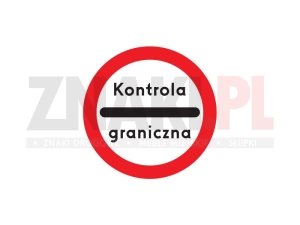 B32a Stój - kontrola graniczna