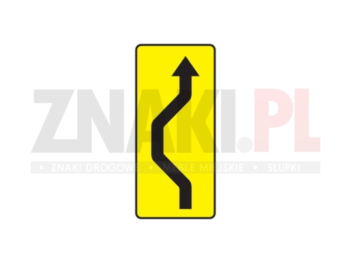 T18 - nieoczekiwana zmiana kierunku ruchu o przebiegu wskazanym na tabliczkach.jpg