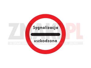 B32c Stój - sygnalizacja uszkodzona