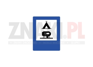 D31 Obozowisko (kemping) wyposażone w podłączenia elektryczne dla przyczep