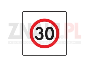 B43 Strefa ograniczonej prędkości