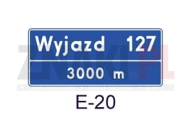 E20 - tablica węzła drogowego na autostradzie.jpg